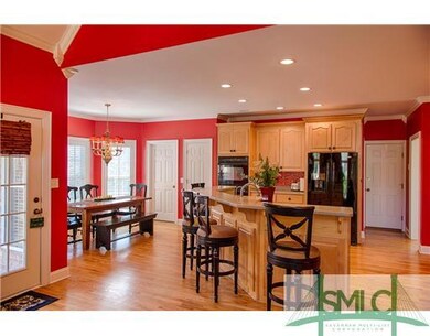 Kitchen. Very open with a breakfast bar and breakf