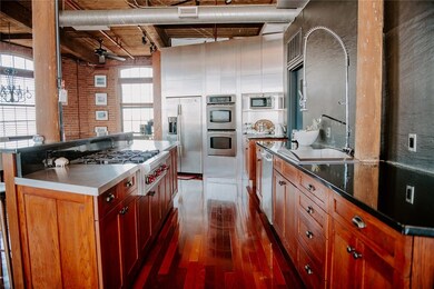 kitchen, Wolf cook-top, double wall oven, slate wa
