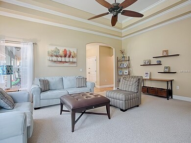 Living room opens to the kitchen