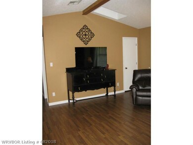 Living Room. Living area with wood laminate floori