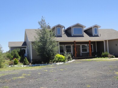 Side view of the home