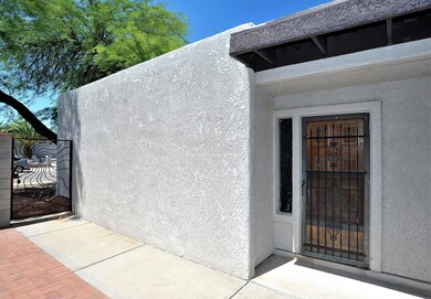 Courtyard entry-Custom wrought iron gate