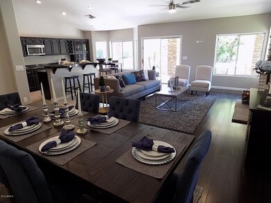 Open Family Room, Dining Room, & Kitchen