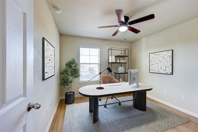 Bedroom 3 staged as Home Office  *pic virtually staged*