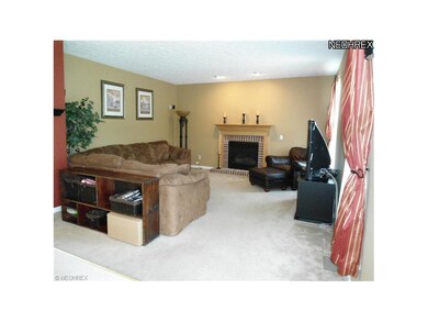 attractive fireplace in family room with surround 