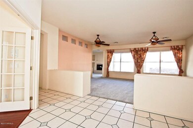 Living room from front door