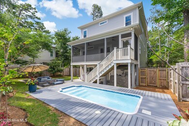 Pool + Recessed Patio + Grill