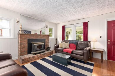 Living Room - Wood-Burning Fireplace