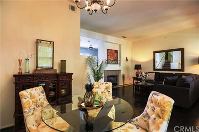 Dining area flows nicely into the living room area