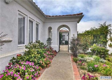 Walkway to Gated Courtyard entry.