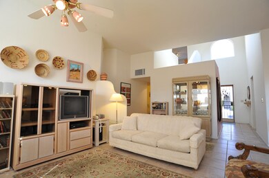 Great room to front entry