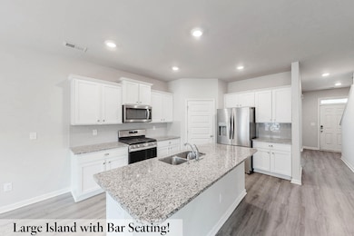 Kitchen with Large Island!