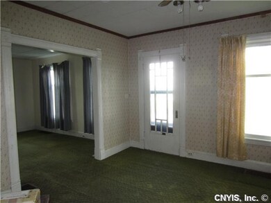 Living Room. The living room is at the front of th