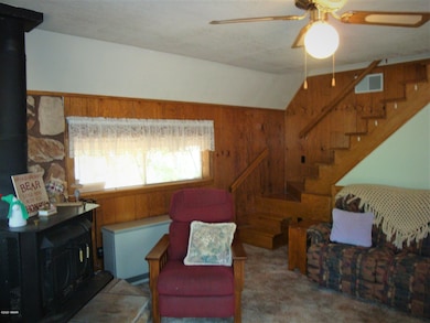 side view from front door