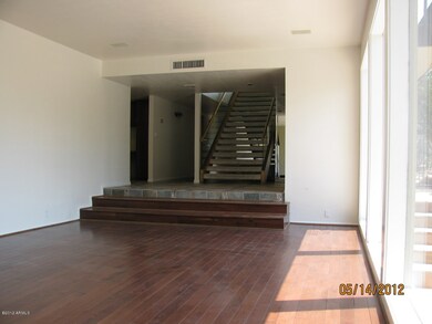 VIEW FROM LIVING RM TO FRONT ENTRY