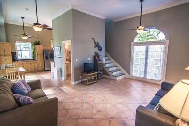 Great room to bath and kitchen