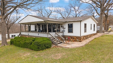 front porch and front of house