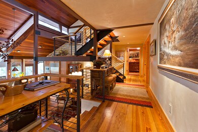 Entry and Floating Staircase