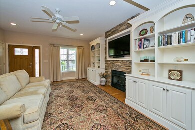 Custom Built-in Cablnets and mounted TV included w