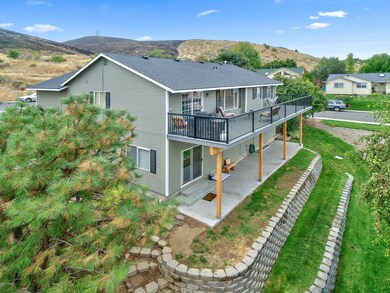 Deck and Backyard