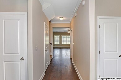 With hardwood floors opens to huge family room