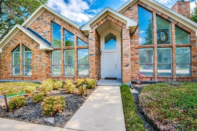 Tiled front porch entry
