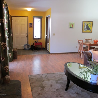 Living room looking toward front entry