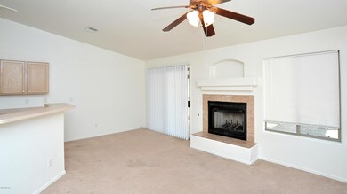 Fireplace in the Family room