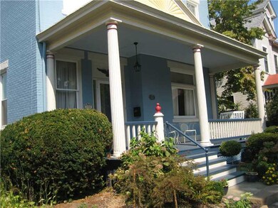 Facade/Exterior Front. View of front porch.