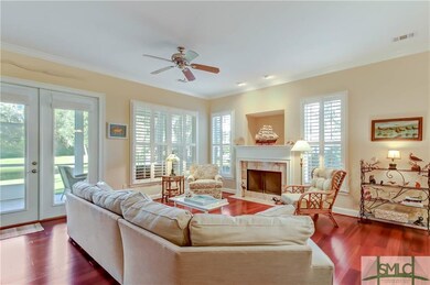 Bright and spacious living room over looking the l