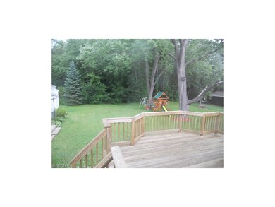 Large Deck overlooks the Lovely, Large Landscaped 