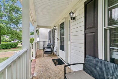 Balcony with covered porch