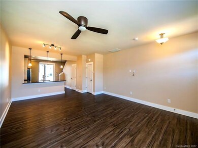 Family room open to kitchen