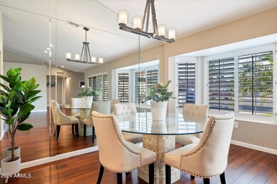 Bright and elegant dining room