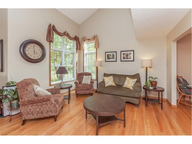 Spacious living room that extends directly into di