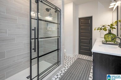 Glass Barn Door Shower!