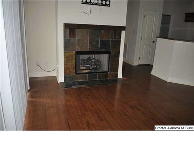 family room with fireplace