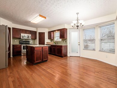 Kitchen and eating area
