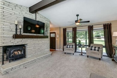 New wood burning stove that gives the entire home 