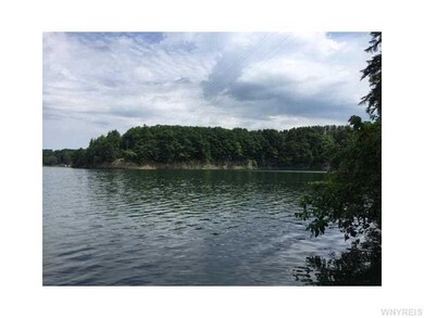 Waterfront. View of Rushford Lake from the dock.