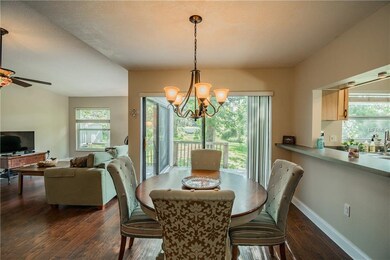 Dining Room with Access to Rear Deck