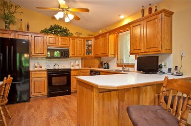 Large Kitchen with ample storage!