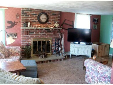 Living Room Living room with large front window, w