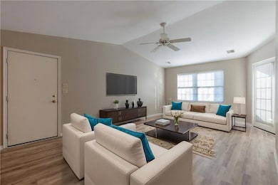 Staged living room