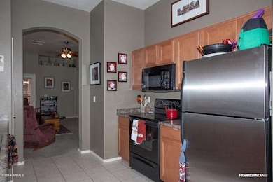 Kitchen with included SS fridge