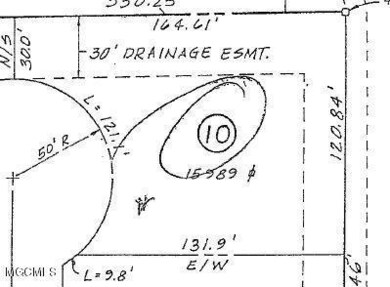 Lot 10 High Pointe Lot Dimensions from P