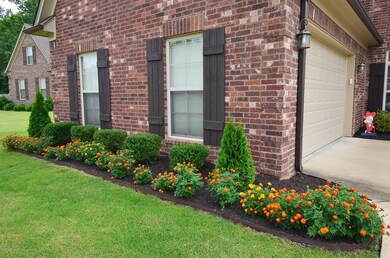 Landscaping front