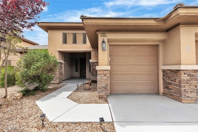View of front of property featuring stucco siding,