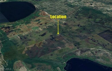 Aerial map of property and surrounding area