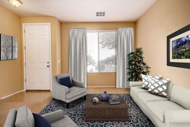 Living Room - virtually staged